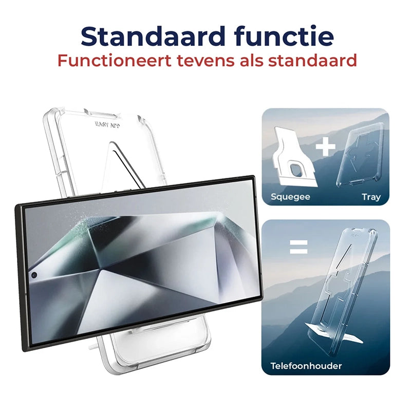 Premium Samsung Tempered Glass with Installation Tray