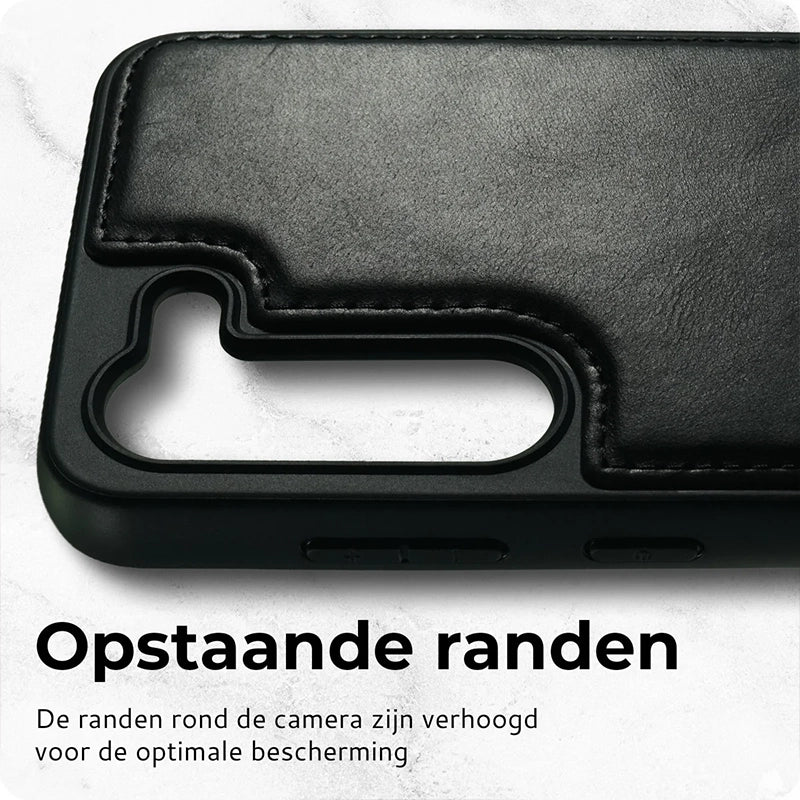 Prestige Echt Leren Samsung Book Case - Zwart