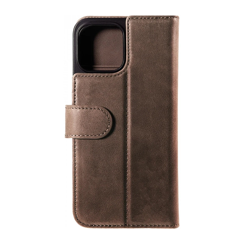 Prestige Echt Leren iPhone Book Case - Bruin