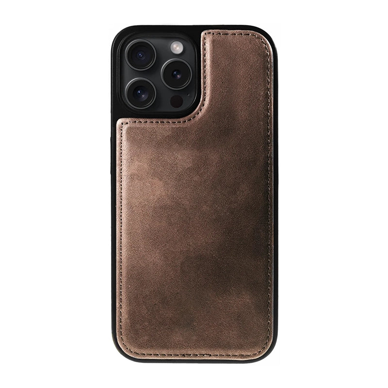 Prestige Echt Leren iPhone Book Case - Bruin