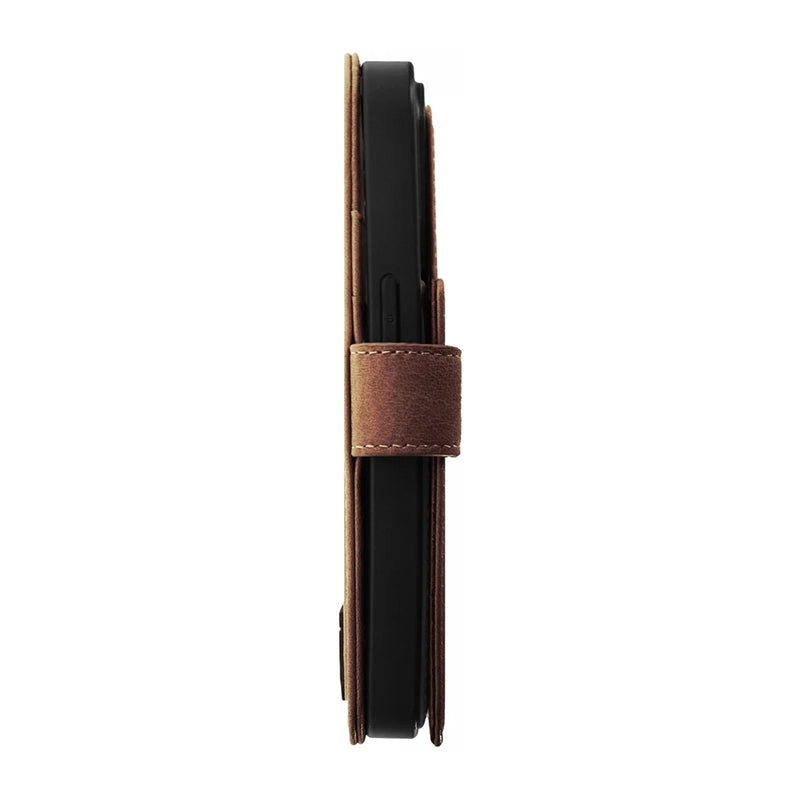 Prestige Echt Leren iPhone Book Case - Bruin