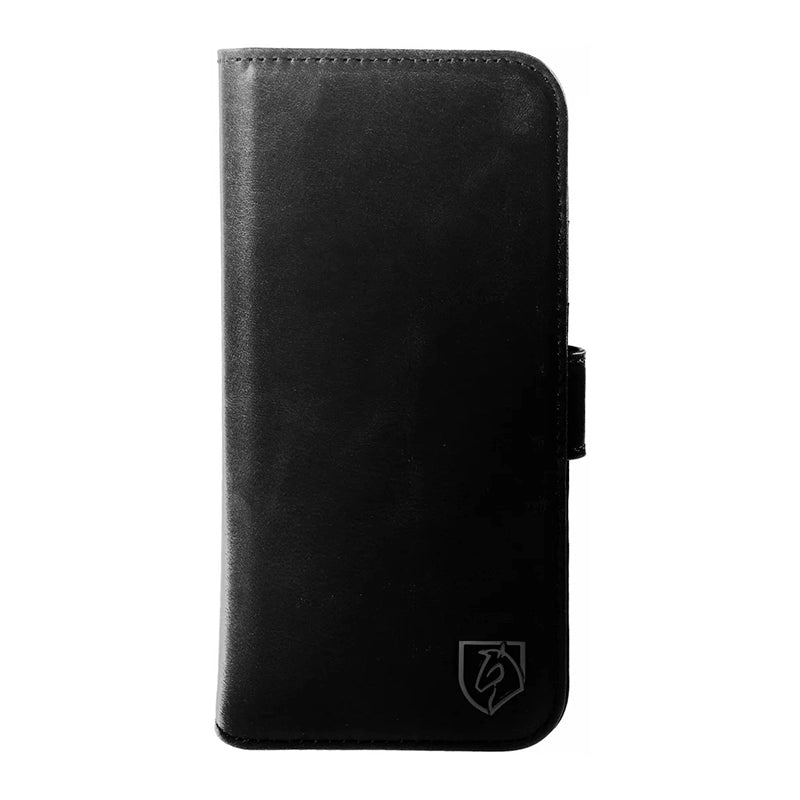 Prestige Echt Leren iPhone Book Case - Zwart