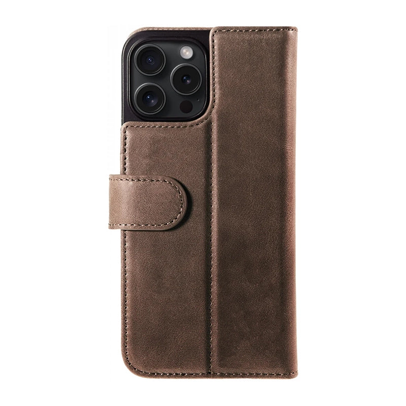 Prestige Echt Leren iPhone Book Case - Bruin