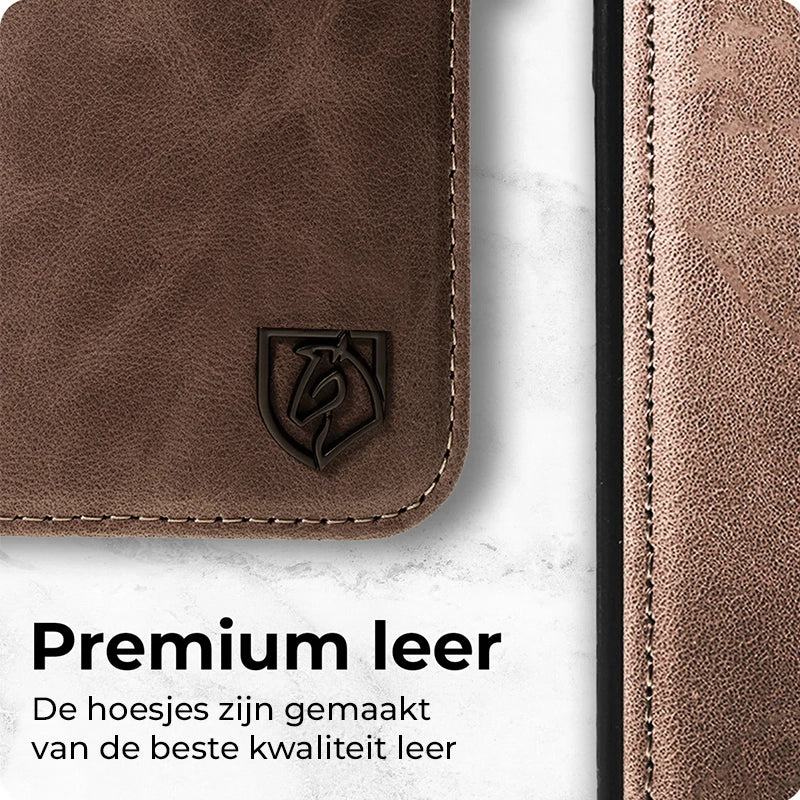 Prestige Echt Leren Samsung Book Case - Bruin