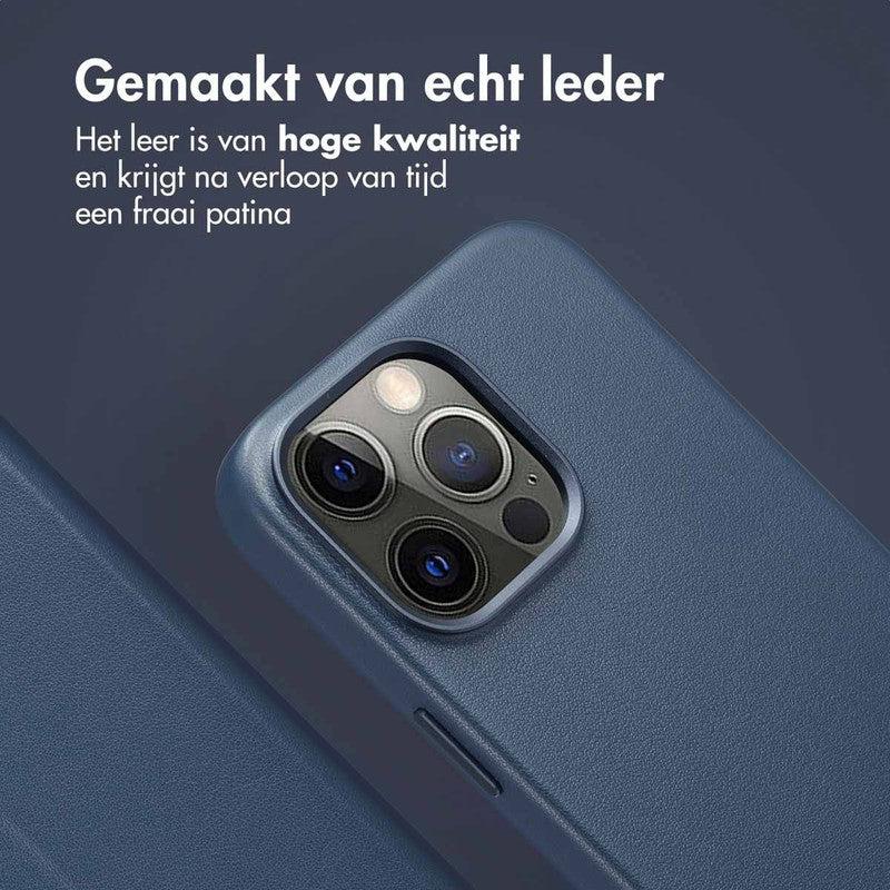 Luxe 2-in-1 Leren Bookcase met MagSafe - Nightfall Blue