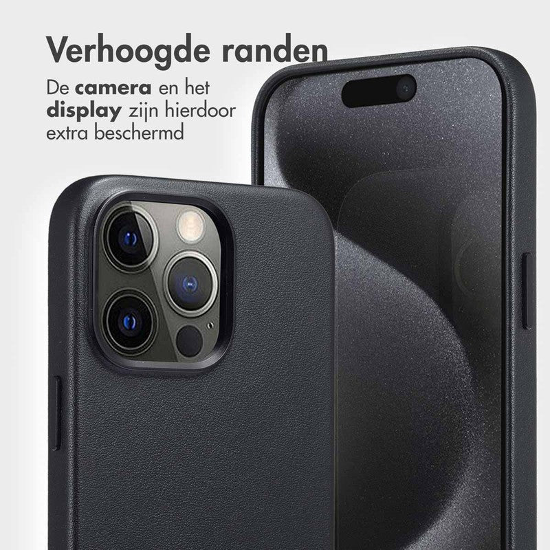 Luxe 2-in-1 Leren Bookcase met MagSafe - Onyx Black