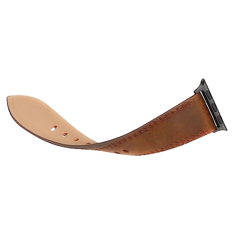 Echt Leer Apple Watch Band - Bruin