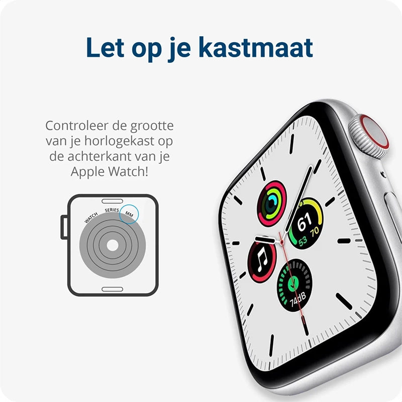 Echt Leer Apple Watch Band - Bruin