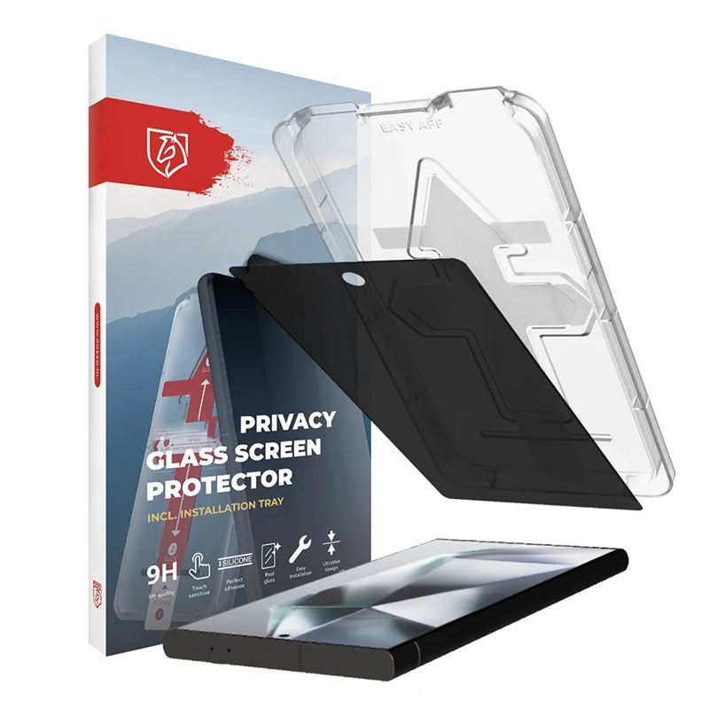 Premium Privacy Glass for Samsung with Installation Tray